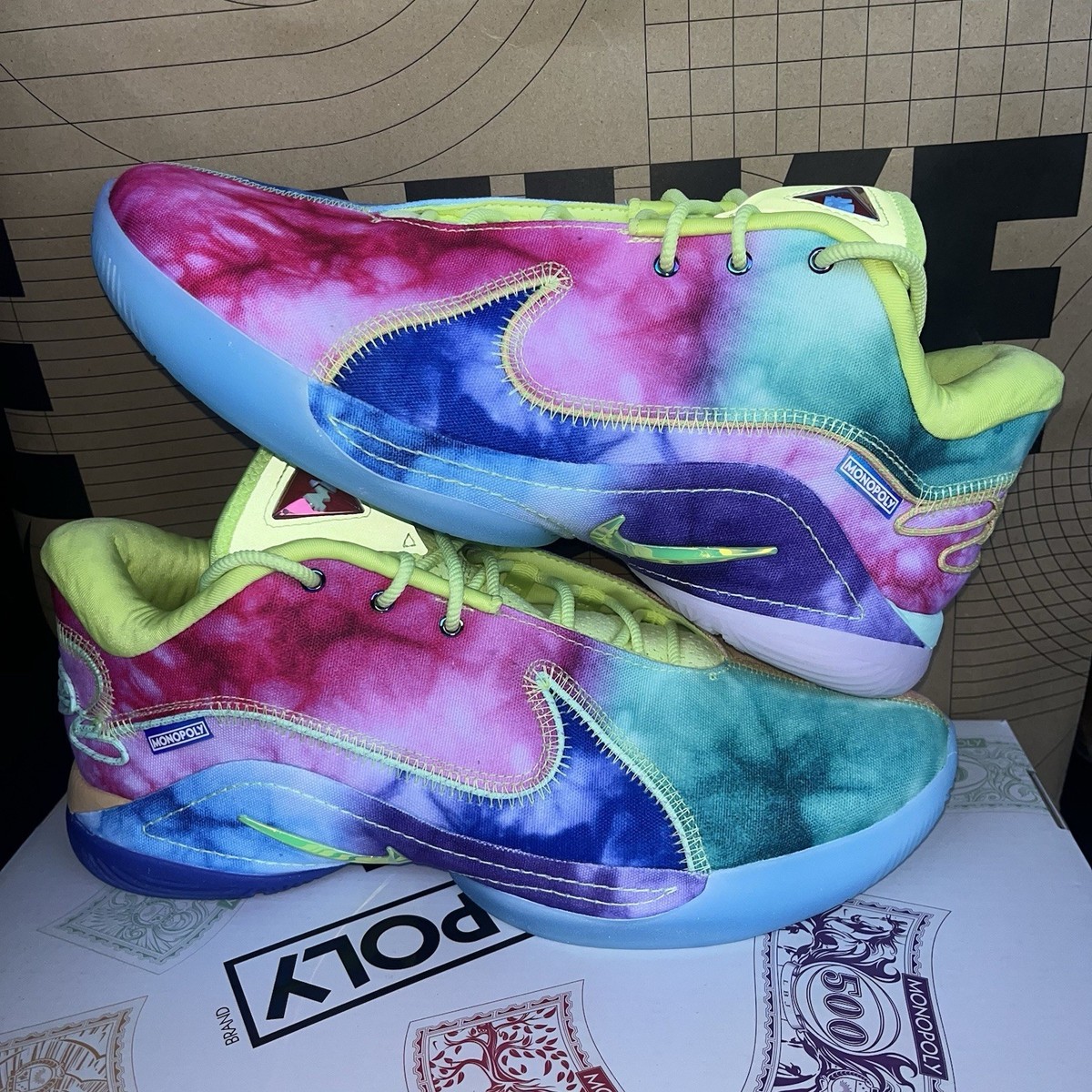 NEW Nike LeBron 22 What The Currency x Monopoly Tie-Dye NBY