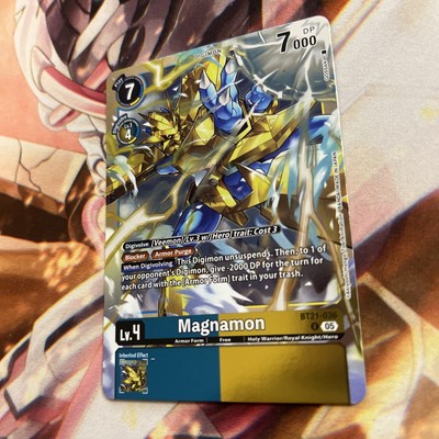 Magnamon BT21-036 Rare NM World Convergence Digimon TCG | eBay