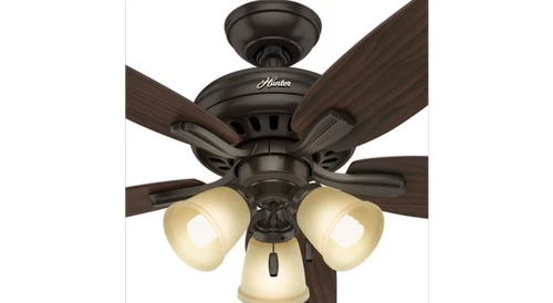 Hunter Fans - Newsome 52 Inch Ceiling Fan with LED Light Kit and Pull - Picture 2 of 4