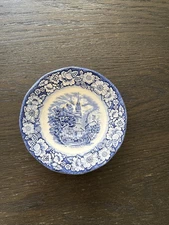 (Liberty Blue Historic Colonial Scenes Old North Church 5.75" Saucer Plate