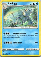Avalugg 30/131 SM06 SM - Forbidden Light NM Pokemon