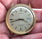 1975 TIMEX Viscount Self Wind Calendar Vintage 35mm Watch Movement PARTS REPAIR