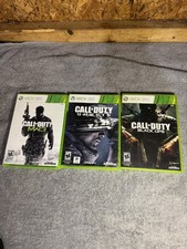 Call of Duty Lot of 3 Xbox 360 Game Activision M Black Ops Modern Warfare Ghosts