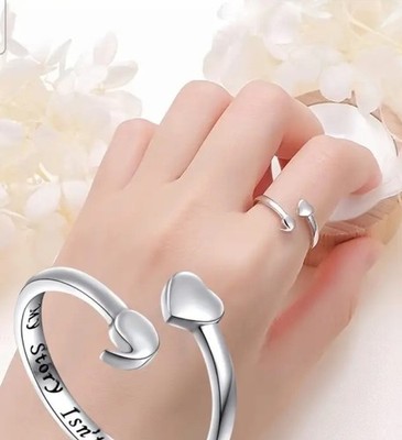 925 Sterling Silber Ring mit Aufschrift ''My Story Isn't Over Yet'' RNG01