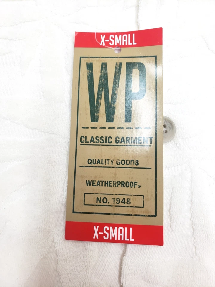 Weatherprood XS Terry Cloth Beach Resort Style Casual Button Down Shirt NWT - Image 4 of 4