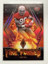 2021 Panini Phoenix Fire Forged Pink  /175 Jerry Rice #5 HOF SF 49ers