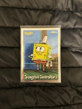 SpongeBob SquarePants Topps Chrome Base Card, Pulled To Sleeve, Possible 10?