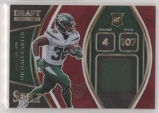 2021 Panini Select Draft Selections Memorabilia Red Prizm Michael Carter 2l4