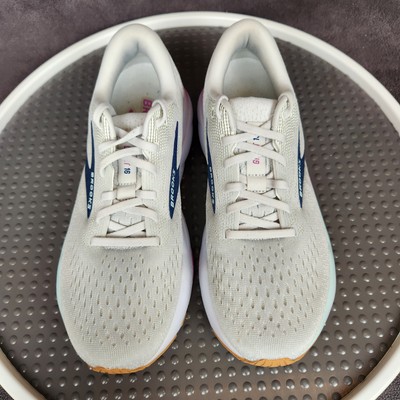 Brooks Ghost 15 Shoes Womens Size 9 White Blue Pink DNA Loft Cushion Running