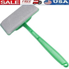 Window Screen Cleaner Brush Detachable Handle Dual-Use Wet Dry Cleaning Tool