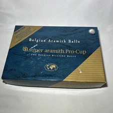 Belgian ARAMITH Tournament Pro-Cup Pool Billiard Ball Set Value Pack Open Box