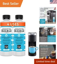 Universal Coffee Machine Descaler - 2 Pack, 8 Fl Oz Each
