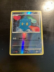 POKEMON BRONZOR REVERSE HOLO RARE #74/123 NEW NEVER USED MYSTERIOUS TREASURES