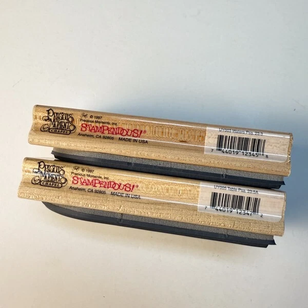 教堂蚀刻~宗教~诗篇~珍贵时刻橡皮印章~Stampendous UY003 — 第 3/4 张图片