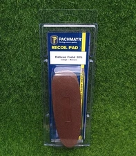 Pachmayr  F325 Deluxe Shotugn Rifle Field Recoil Pad Large w/Line, Brown - 00002