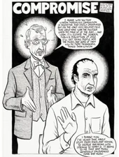 Joe Sacco AMERICAN SPLENDOR: Music Comics (1997) ORIGINAL ART splash