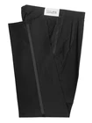 New Men's Black Tuxedo Pants 100% Wool with Satin Stripe 38" Waist Long Rise