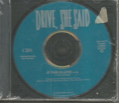 American Tears DRIVE SHE SAID If this is Love PROMO CD Single MICHAEL BOLTON 89