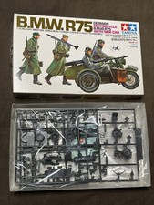 Maquette 1:35 TAMIYA BMW R75 German Motorcycle with side car