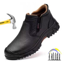 Mens Work Boots Steel Toe Safety Shoes Indestructible Non Slip shoes Sneakers