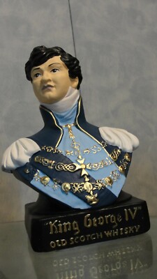 Werbefigur King George IV Old Scotch Whisky Deko Figur Skulptur Werbeartikel Rep