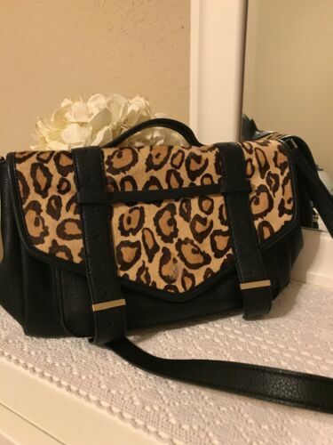 SAM EDELMAN Black and White Martha Chevron Quilted Flap  display picture 1