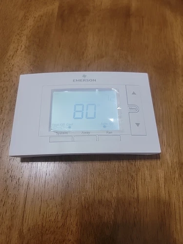 Emerson 1F85U-22NP, HVAC Mountable Thermostat Universal - PreOwned
