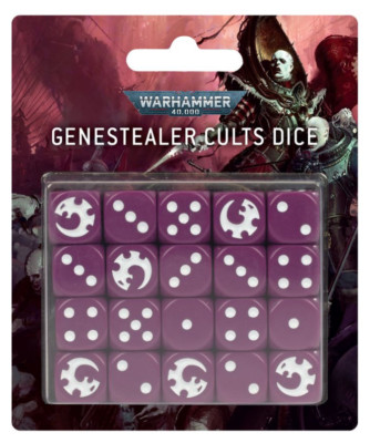 Warhammer 40K Genestealer Cults Dice Set 20x 16mm 