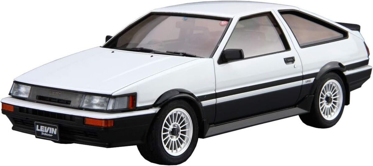 Aoshima Toyota AE86 Corolla Levin GT-Apex '85 1:24 Scale