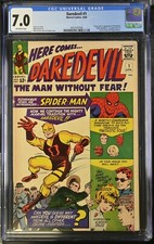Daredevil 1 CGC 7.0 Marvel Comics 1964 First Appearance of Daredevil