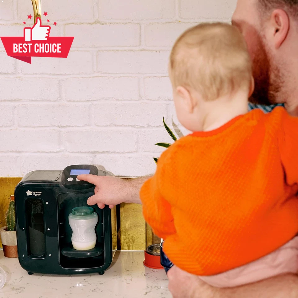 Perfect Prep Baby Bottle Maker Machine Digital Display Adjustable Volume White - image 3 of 4