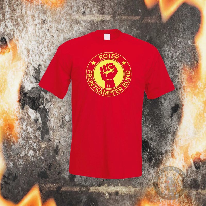 ROTER FRONTKÄMPFERBUND T-SHIRT (Größen S-5XL)