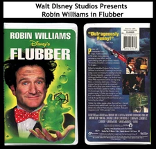 Walt Disney Studios Presents Robin WIlliams In Flubber (VHS, 1998) Clam Shell