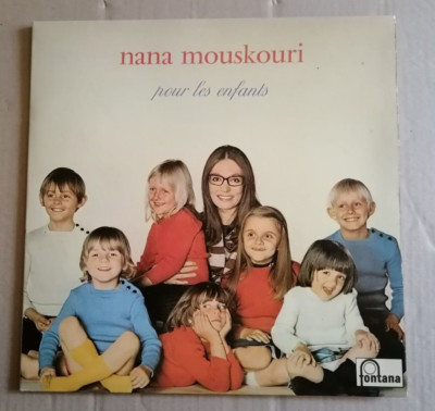 NANA MOUSKOURI Pour Les Enfants LP 33T 1972 Gatefold FONTANA 6325300 Vynil EX