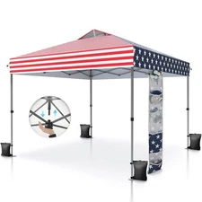 10x10' Commercial Pop UP Canopy Party Tent Folding Waterproof Gazebo Heavy Duty