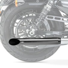 Exhaust Cafe Racer Turn Out for Moto Guzzi V7 III Rough/ Carbon black