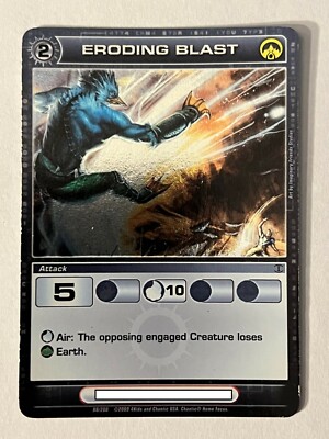 Chaotic 88/200 Eroding Blast Holo Foil Rare Attack Card
