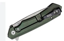 Case Cutlery Kinzua Pocket Knife Framelock OD Green Aluminum Folding S35VN 64671