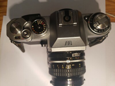 Nikon EL2 35mm SLR Film Camera with manual focus Nikkor 50mm Ai f