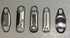 Lot of (5) Luggage Replacement Zipper Pulls