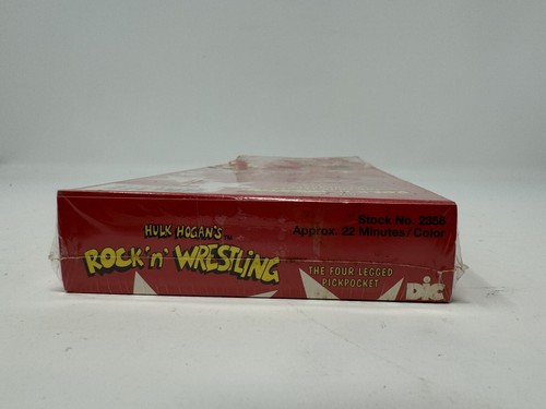 HULK HOGAN'S Rock 'N' Wrestling VHS Four Legged Pickpocket SEALED - Imagen 4 de 6