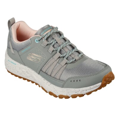 SKETCHERS Damen wasserabweisender Schnürschuh Memory Foam Walking Wandern Trainer - 3-8