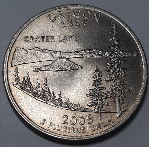 2003-P Oregon State Quarter Reverse Die Chip...............a7 - Picture 2 of 4