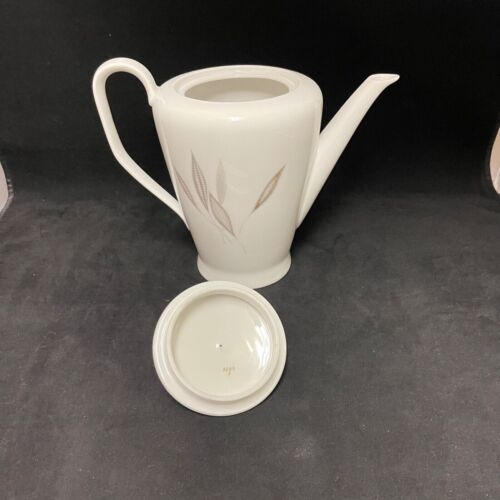 Rosenthal Continental Porcelain Coffee Pot & Lid Goldene Blatter Pattern Germany - Picture 3 of 9