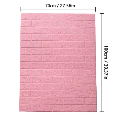 70Cm*10M 3D Brick Pattern Wall Sticker Self-Adhesive Panel Waterproof - Picture 11 of 55