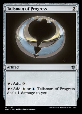 Talisman of Progress 0243 Non Foil Uncommon Murders at Karlov Manor MTG NM