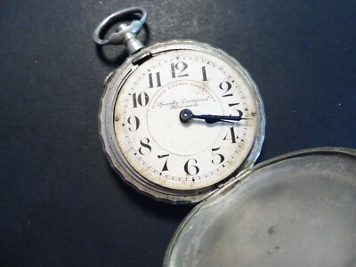 Montre Gousset Ancienne En Argentan - Double Couvercle, 86g - Ne Fonctionne Pas