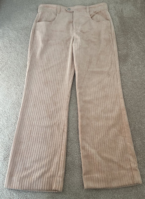 Isabel Marant Pink Polyester & Polyamide Corduroy Pants Sz. 42 (10)