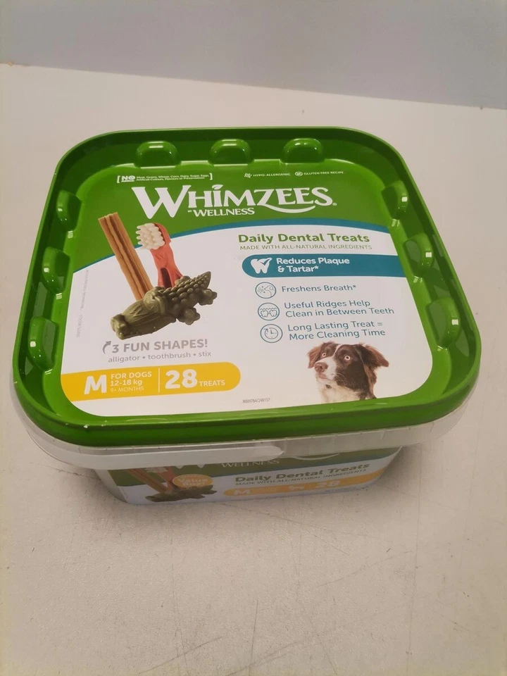 WHIMZEES Gemischte Vielfaltsbox, Kaustangen für mittelgroße Hunde zur Zahnpflege - Bild 2 von 3