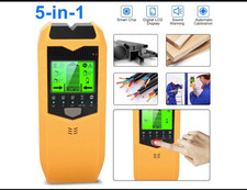5 in 1 Digital Stud Finder Wood Metal Pipe Wire Wall Scanner Sensor LCD Detector